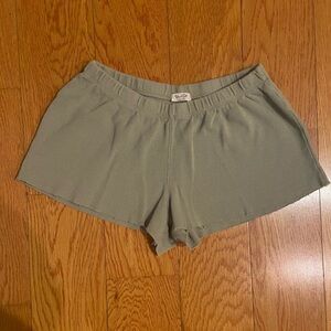 Brandy Melville Green lounge shorts, One size